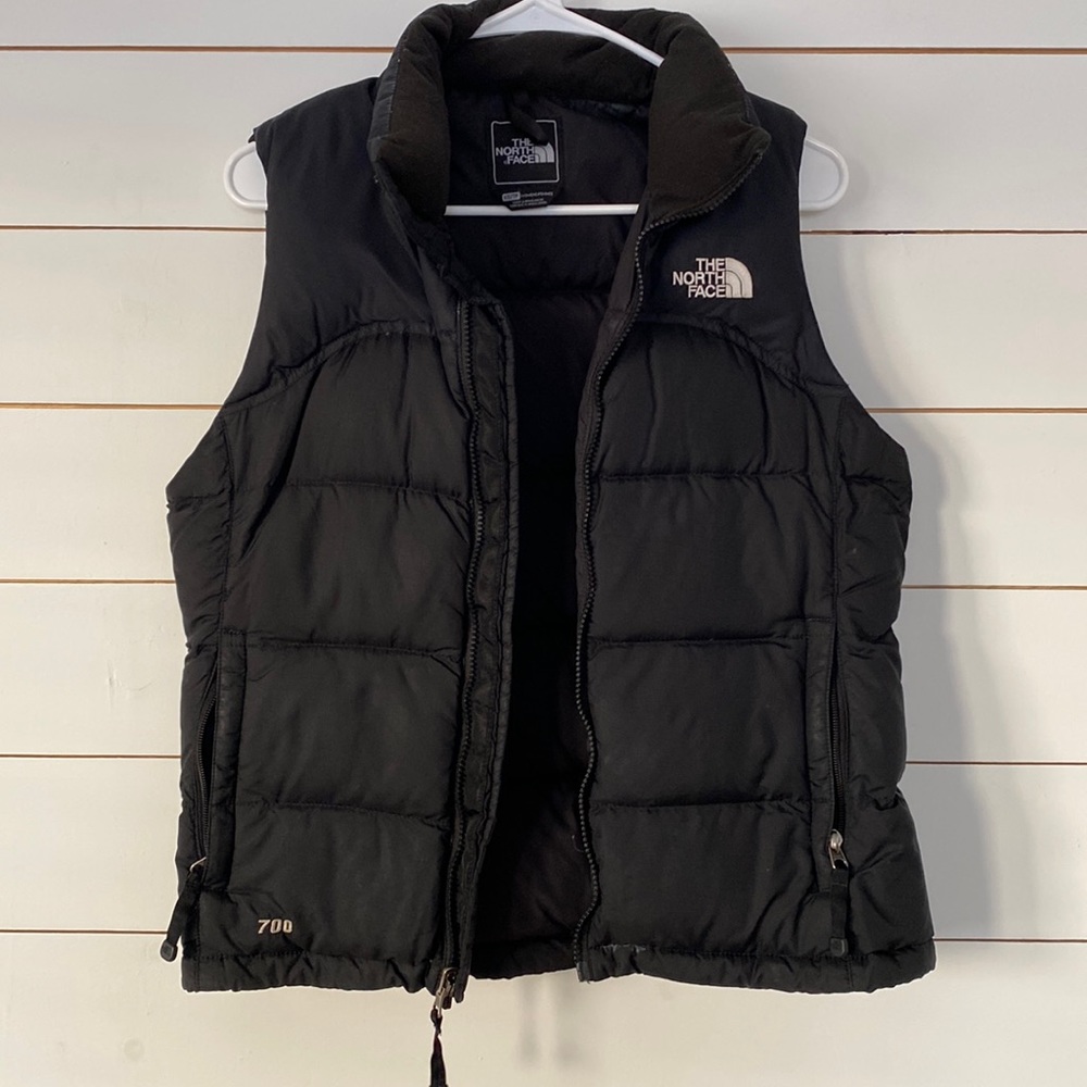 The North Face - black puffer vest